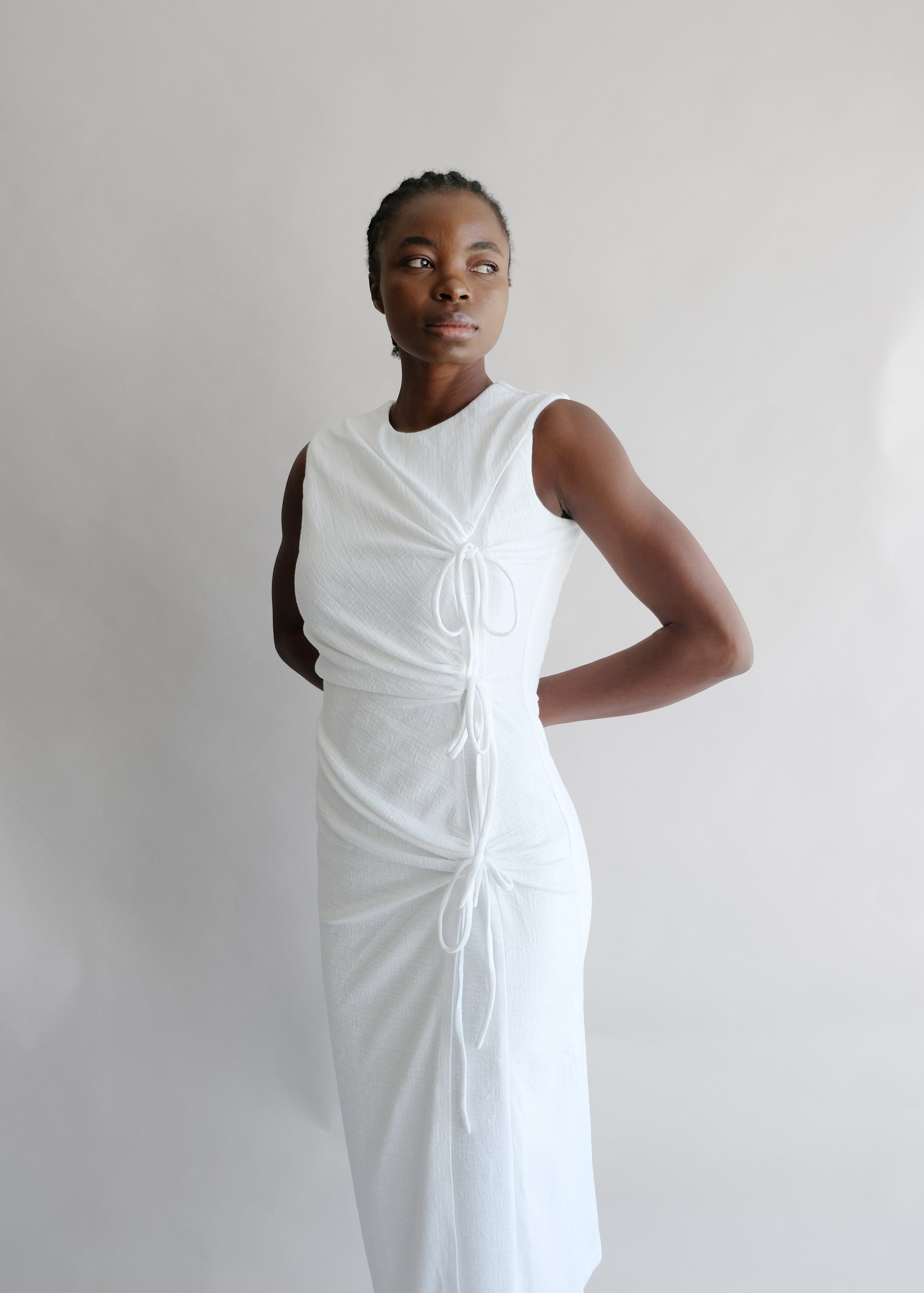 Oh Seven Days-Margaret Tie Midi Dress-8-Milagron.com