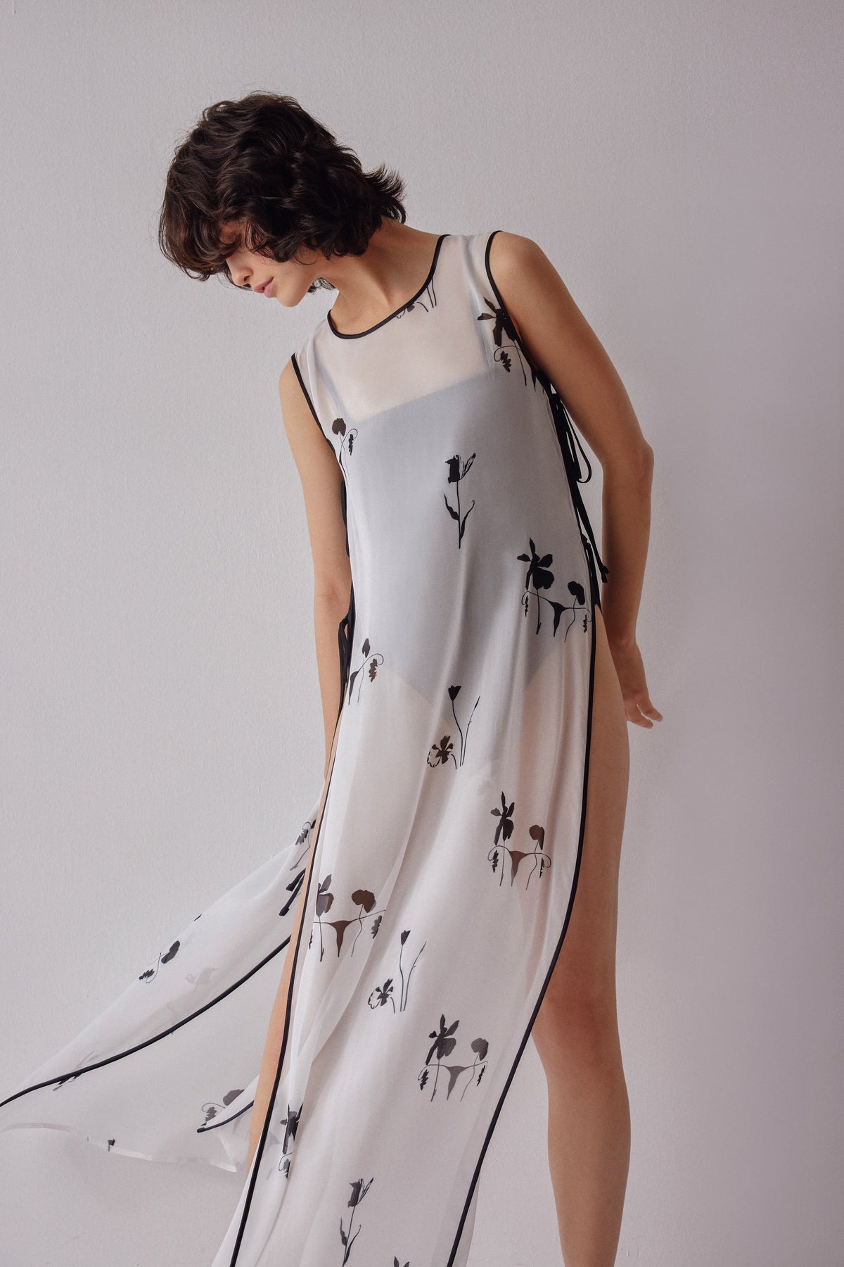 Oh Seven Days-Maya Tunik Elbise, Beyaz-Elbise-5-Milagron.com