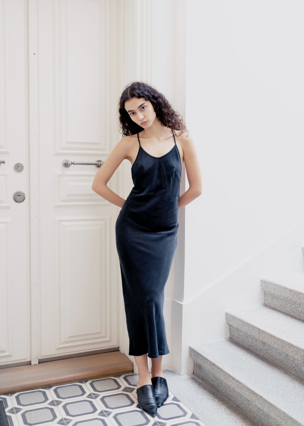 Oh Seven Days-Phoebe Dress Black-1-Milagron.com