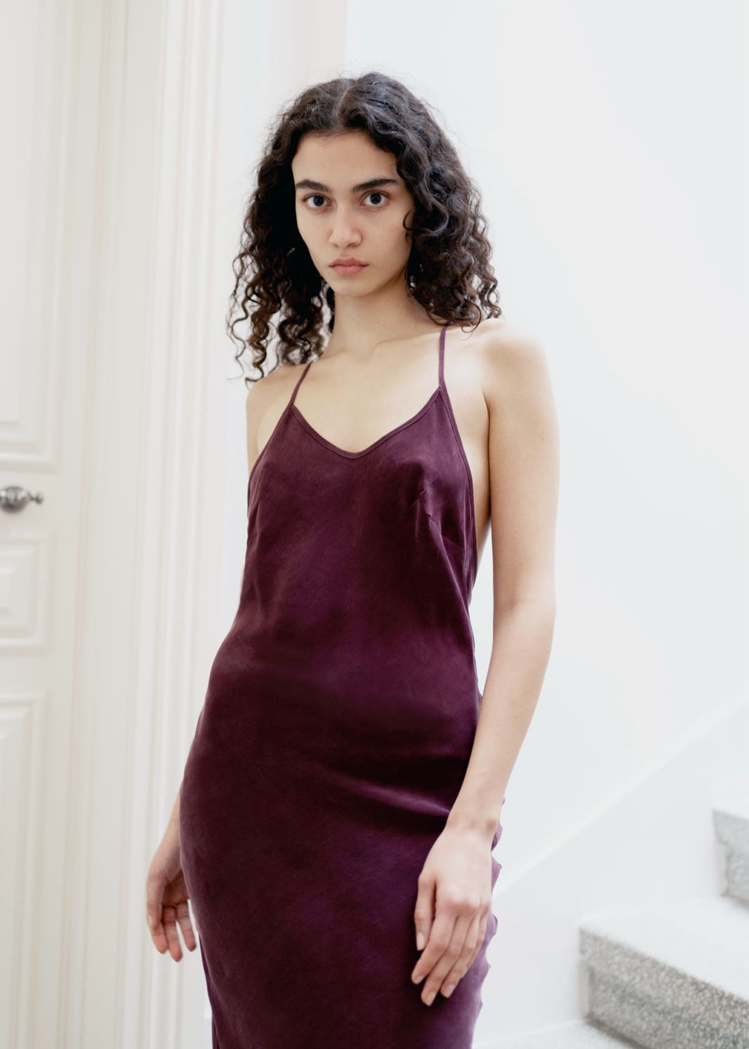 Oh Seven Days-Phoebe Dress Burgundy-1-Milagron.com