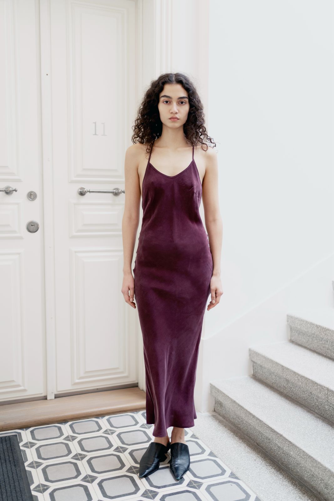 Oh Seven Days-Phoebe Dress Burgundy-3-Milagron.com