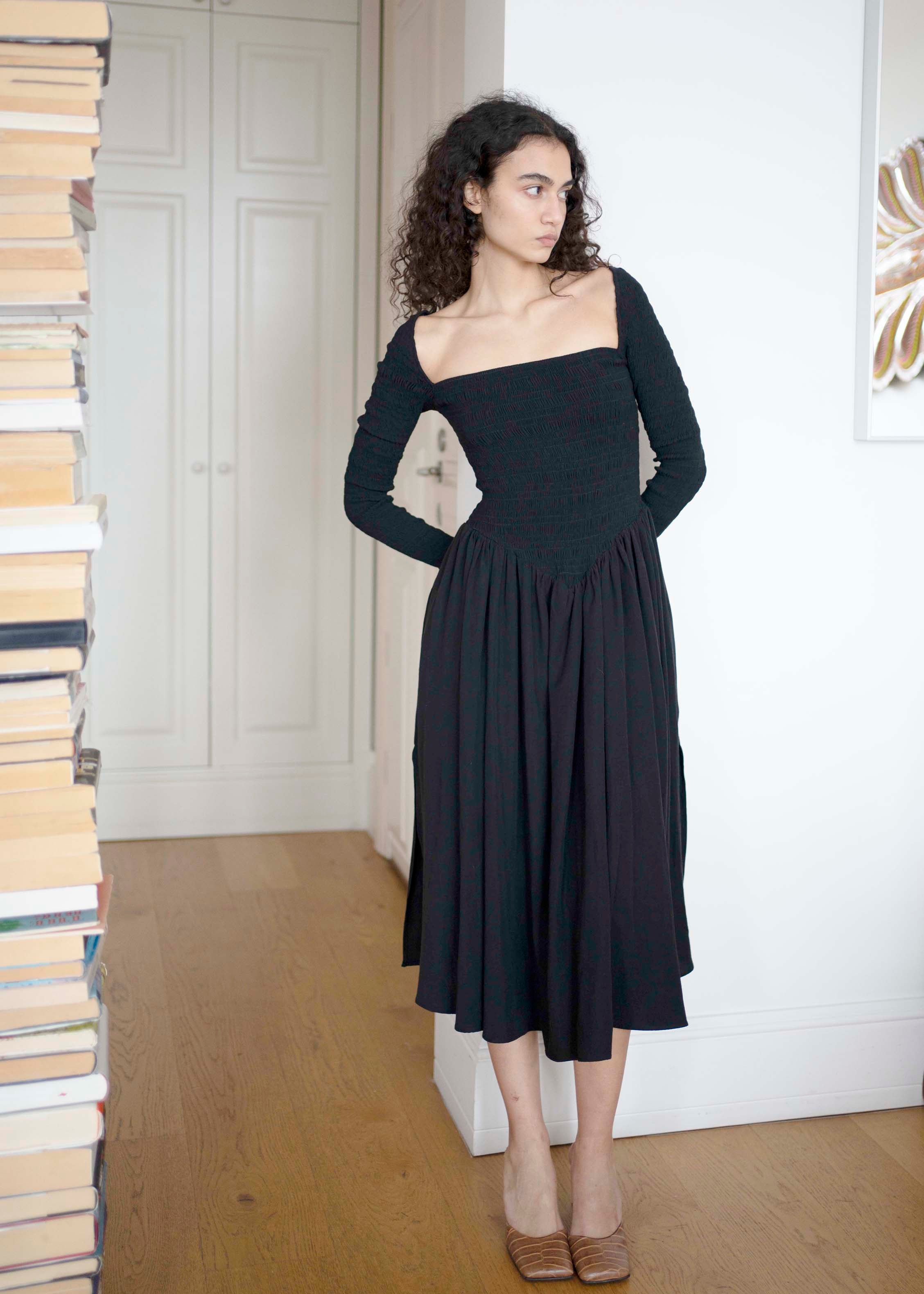 Oh Seven Days-Rory Dress Black-1-Milagron.com