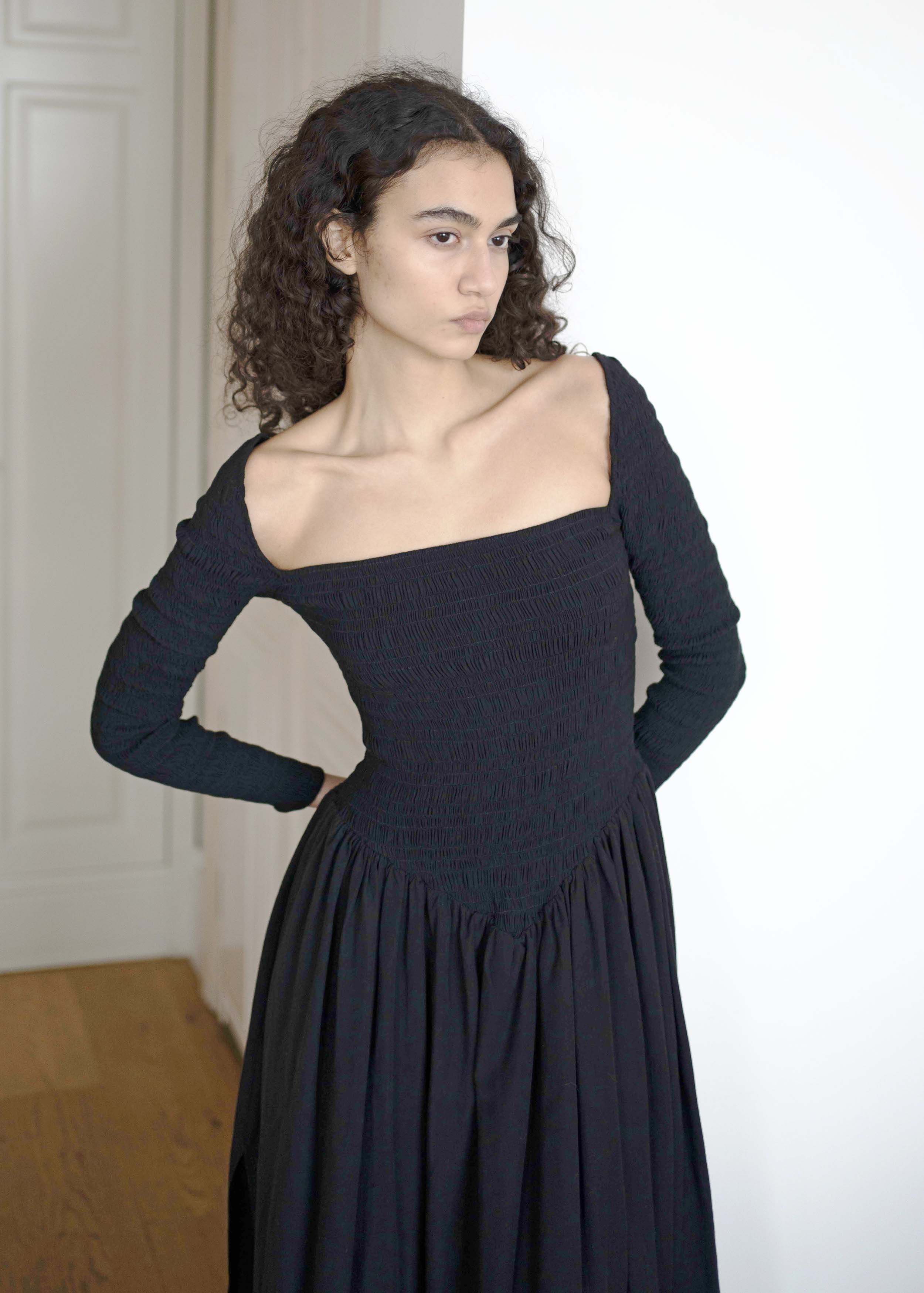 Oh Seven Days-Rory Dress Black-3-Milagron.com