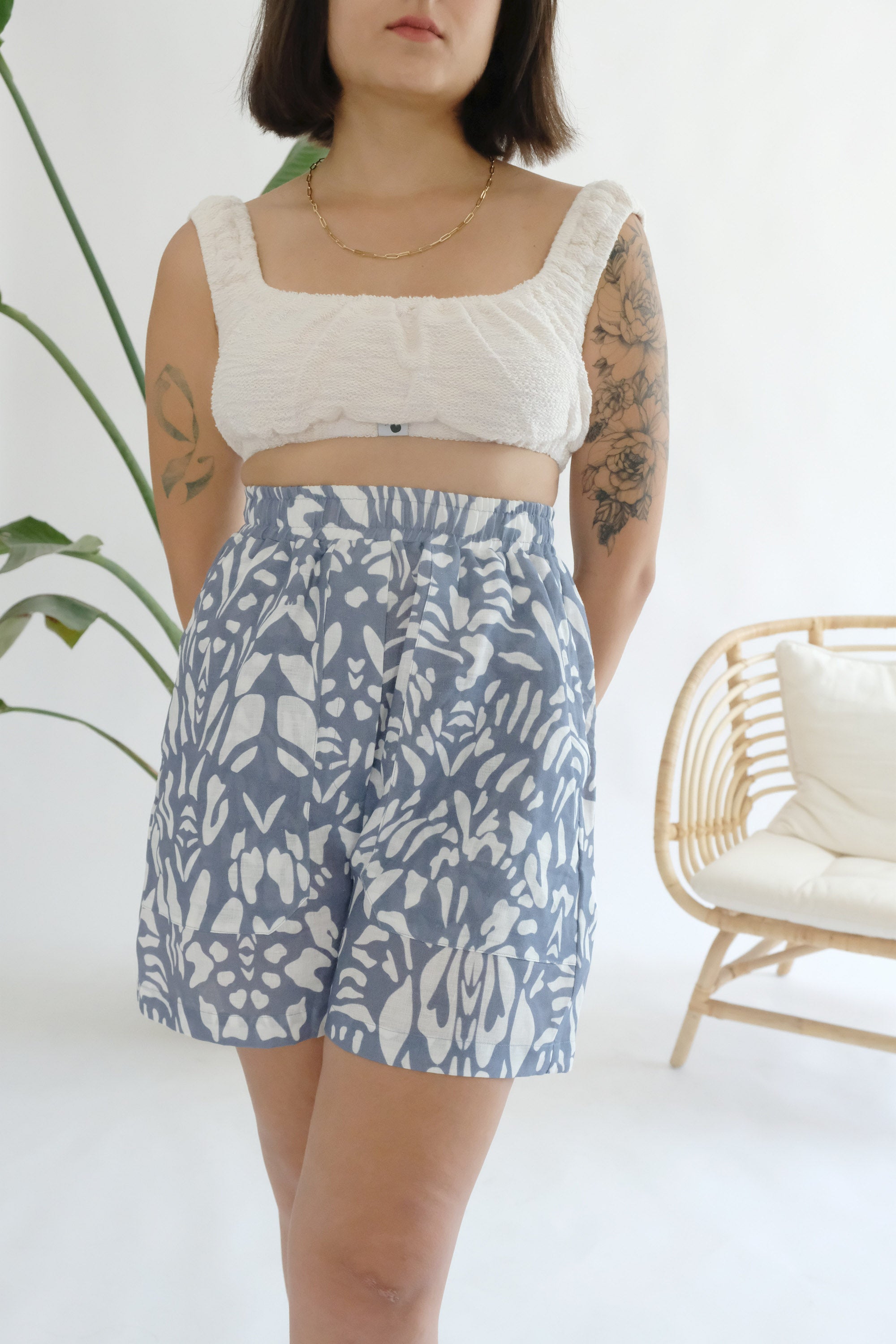 Oh Seven Days-Rosa Boxer Shorts-Bottoms-8-Milagron.com