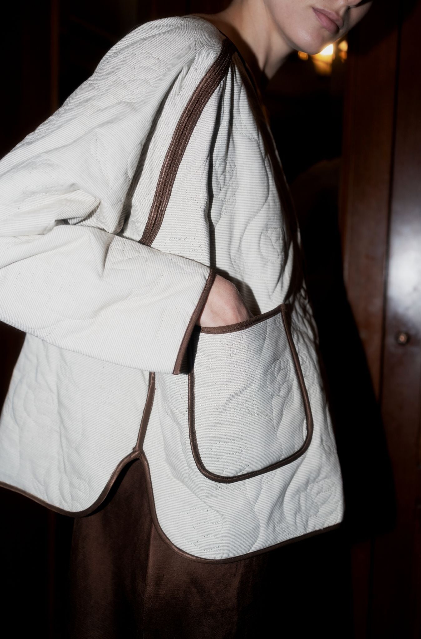 Oh Seven Days-Rose Jacket Chocolate Brown-Outerwear-4-Milagron.com