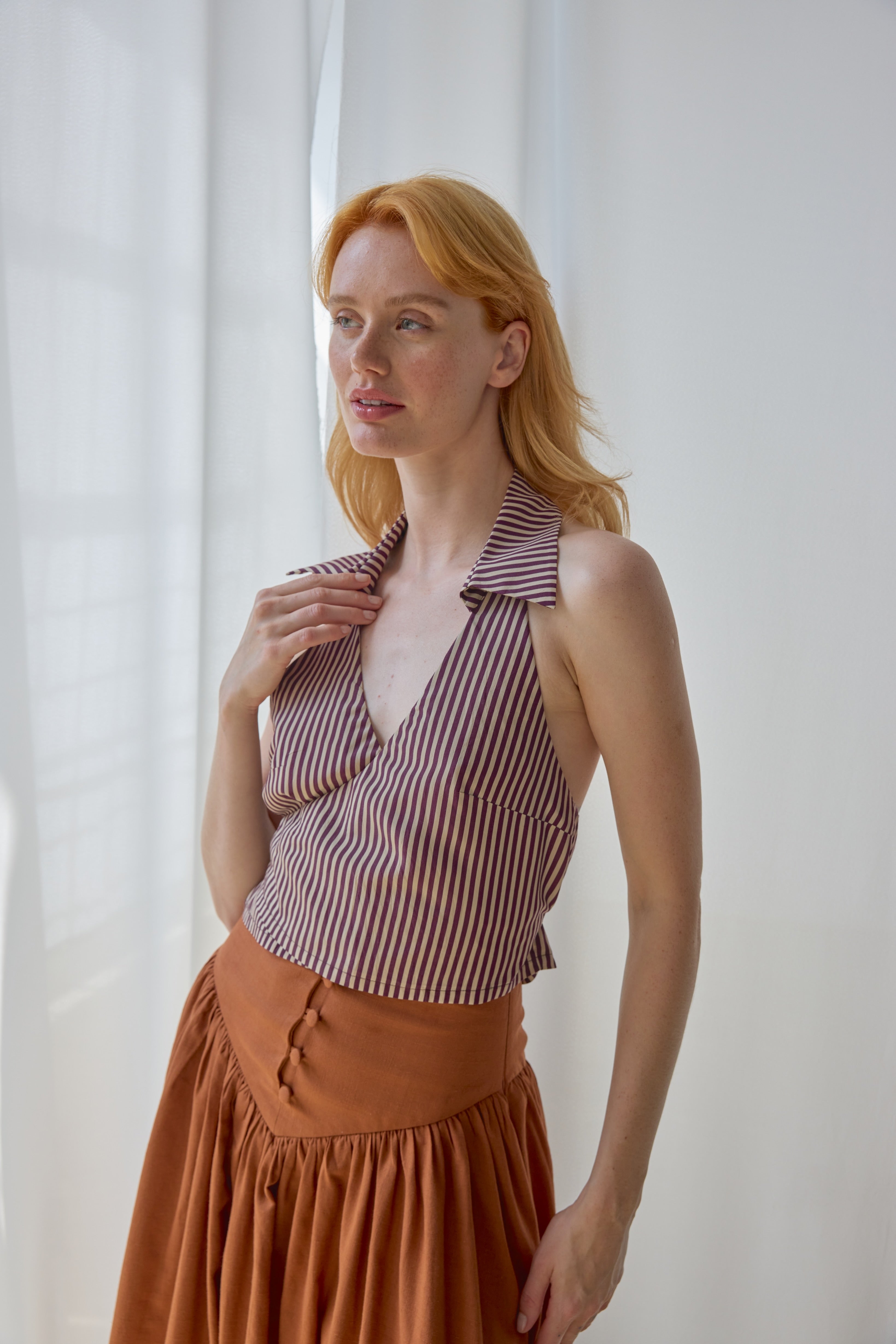 Serena Top - Stripes