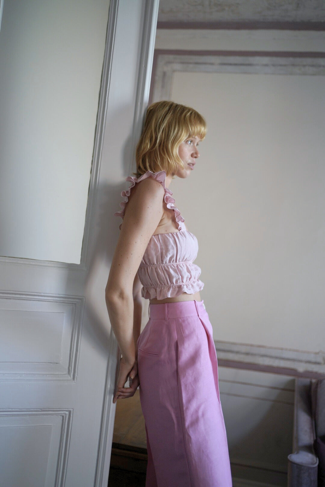 Oh Seven Days-Seven Trousers Pink-5-Milagron.com