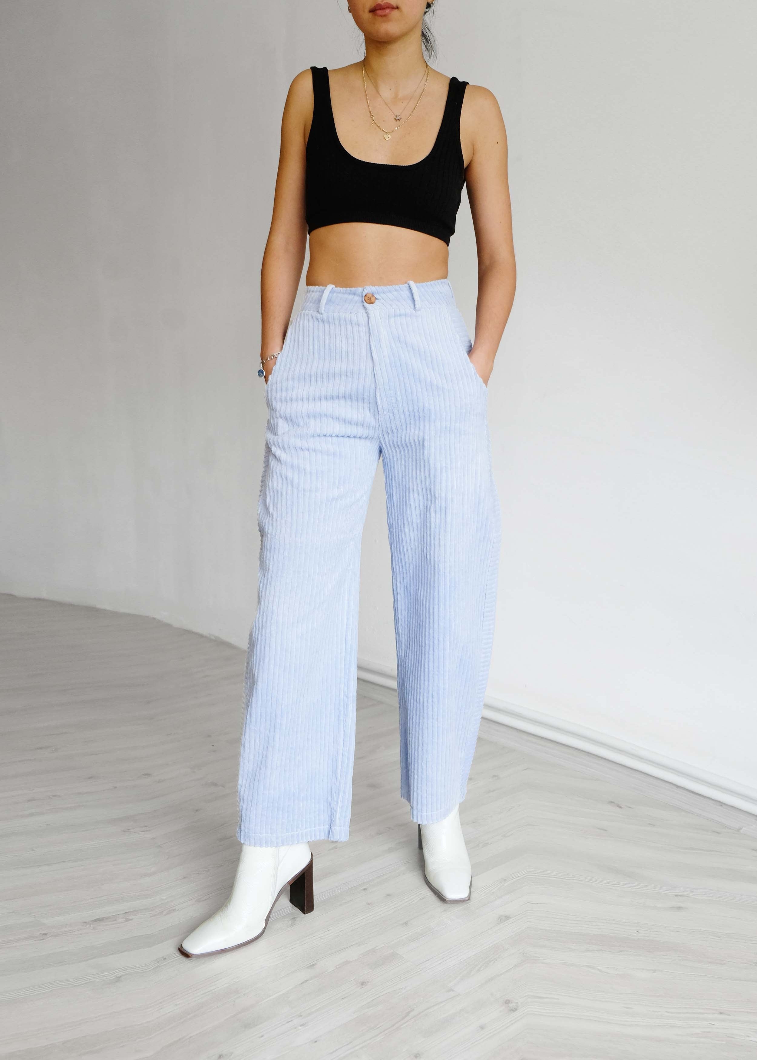 Oh Seven Days-Side Kick Trousers Lilac-1-Milagron.com