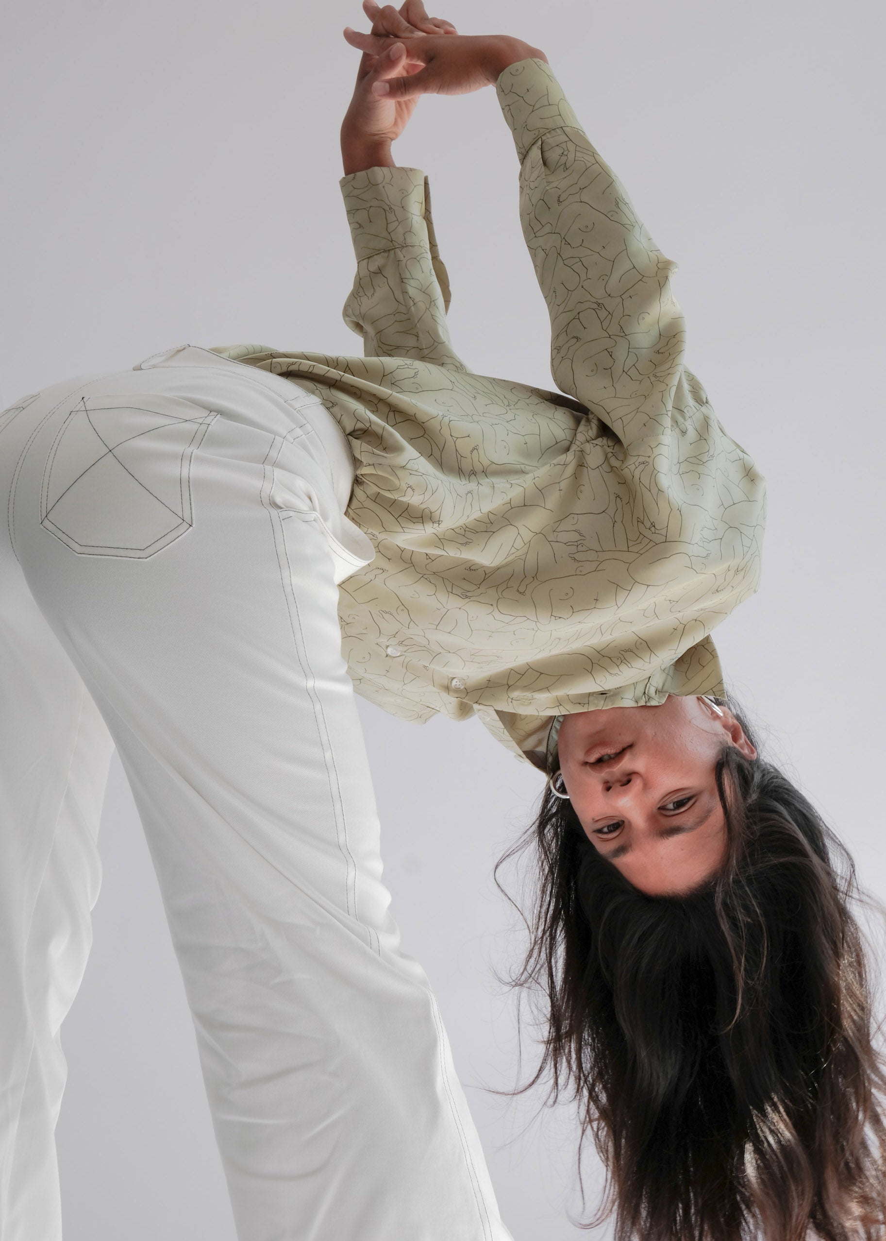 Oh Seven Days-The Tuesday High Kick: Kick Flare High Waisted Trousers Misfit-7-Milagron.com