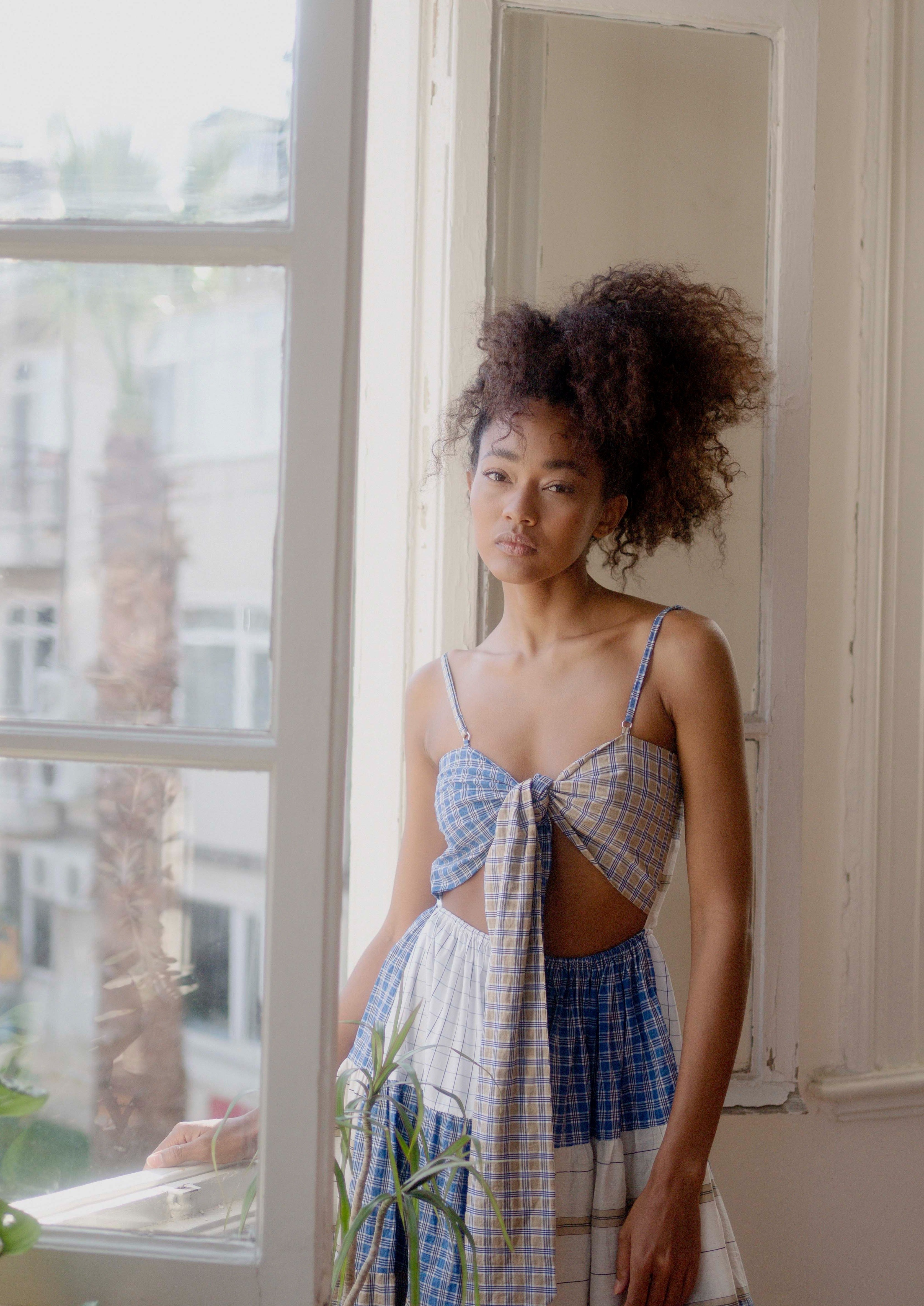 Oh Seven Days-Tori Dress Blue-2-Milagron.com