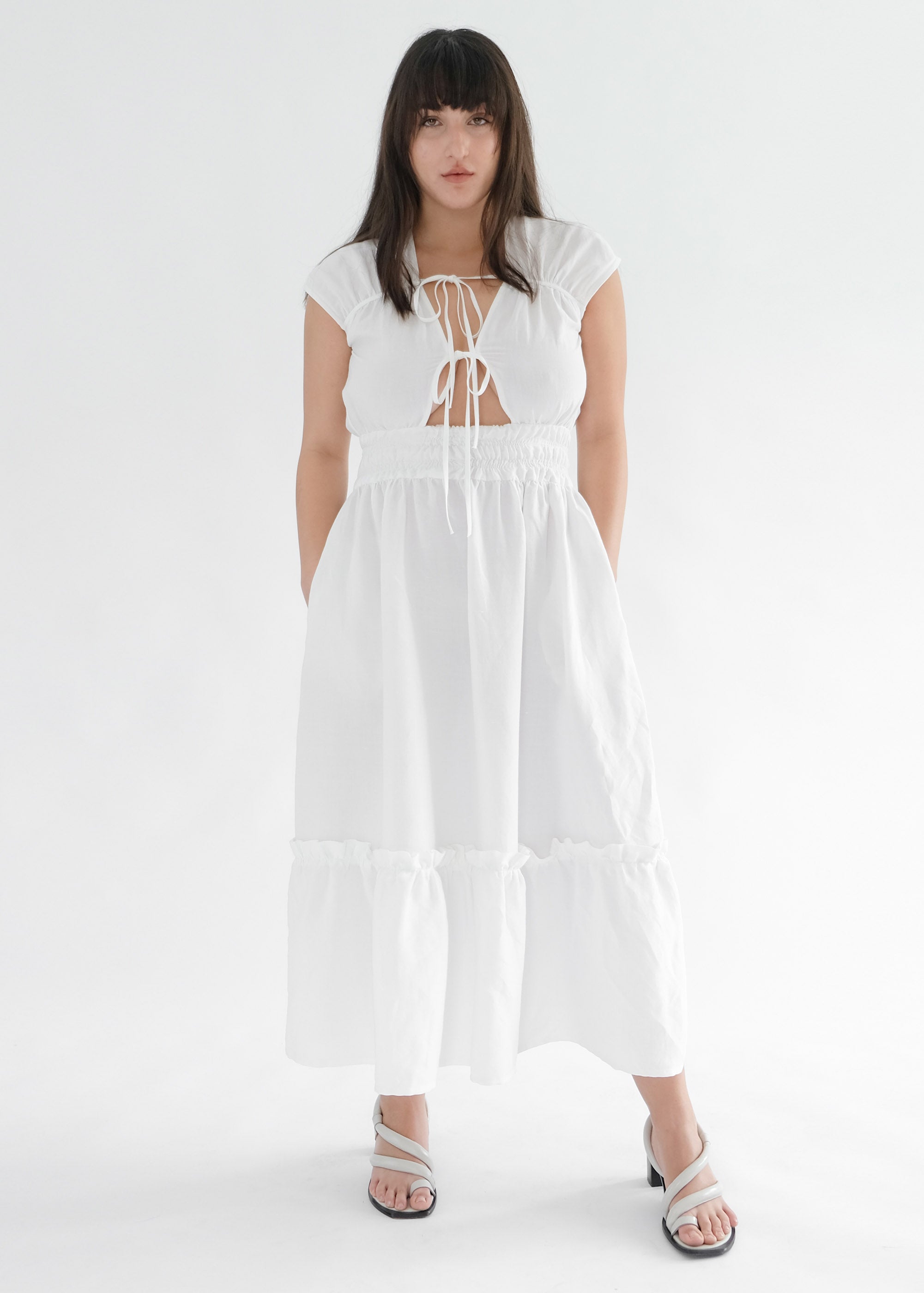 Oh Seven Days-Winona Dress ( White )-Dresses-1-Milagron.com