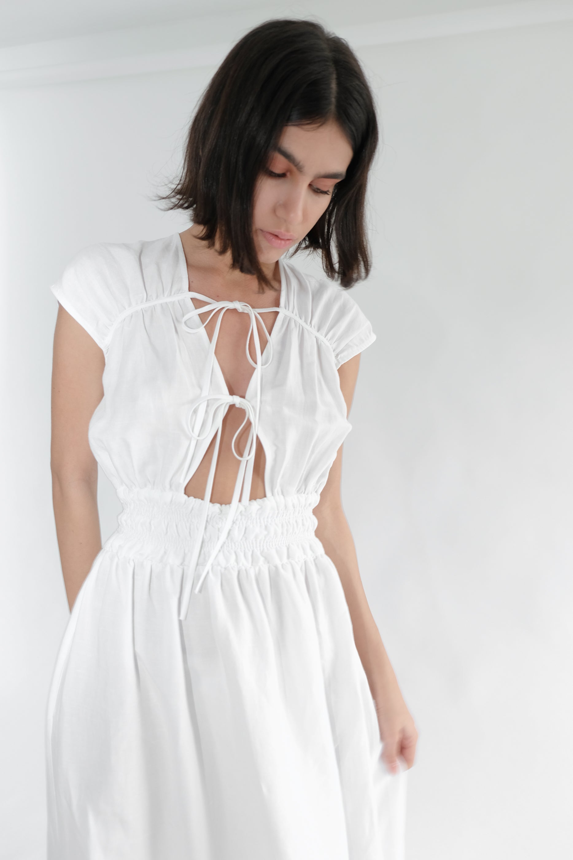 Winona Dress ( White )