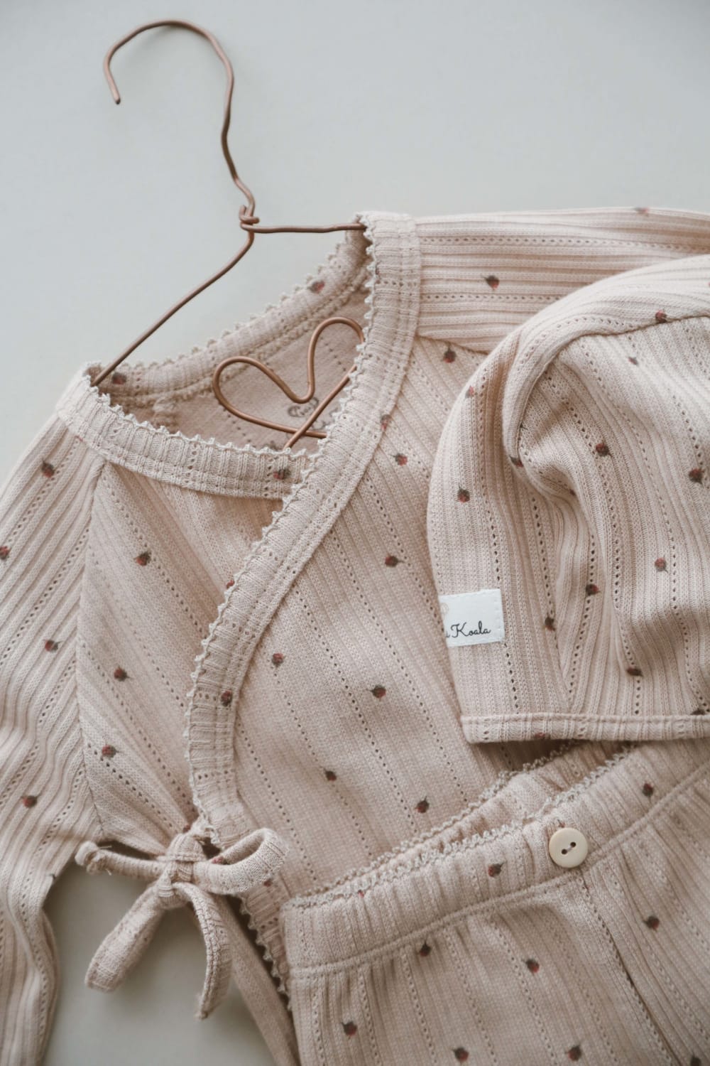 OhLaLaKoala-5li Kruvaze Yenidoğan Set Çiçek Baskılı-Yenidoğan Seti-4-Milagron.com