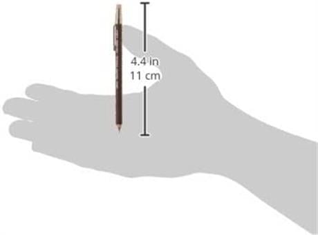 Ohto-Ohto Wood Sharp Mini Mekanik Kurşun Kalem 0.5mm Bordo Aps 350 Es-Mekanik Uçlu Kalem-4-Milagron.com