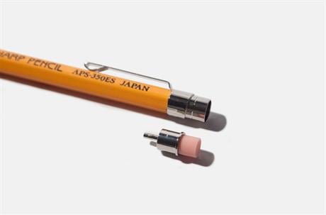 Ohto-Ohto Wood Sharp Mini Mekanik Kurşun Kalem 0.5mm Sarı Aps 350 Es-Mekanik Uçlu Kalem-4-Milagron.com