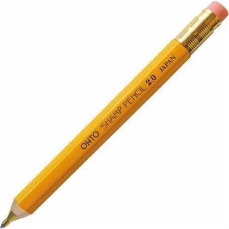 Ohto Wooden Versatil Kalem 2.0Mm Sarı Aps-680E