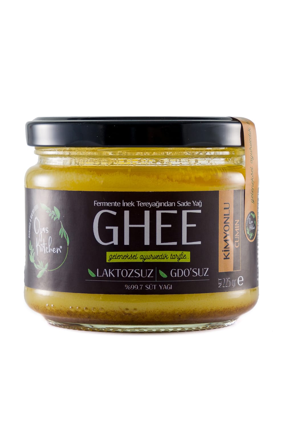 Ojas Kitchen-Kimyonlu Sade Yağ / Ghee 225 Gr – Laktozsuz, Kazeinsiz, Gdo’ Suz – Saf Yağ / Sadeyağ-Gurme & Organik Ürünler-1-Milagron.com