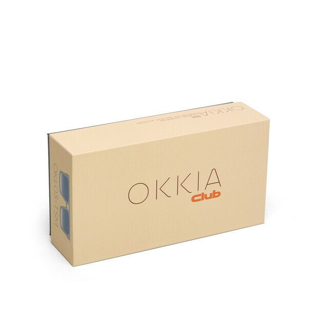 Okkia-Okkia Club Vulcano Mavi Lens Polarize Güneş Gözlüğü Şeffaf Füme-Güneş Gözlüğü-5-Milagron.com