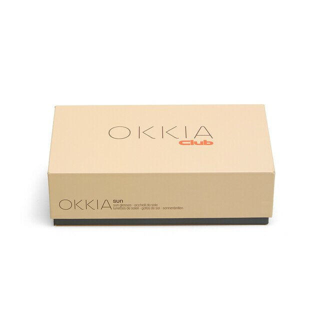Okkia-Okkia Club Vulcano Mavi Lens Polarize Güneş Gözlüğü Şeffaf Füme-Güneş Gözlüğü-7-Milagron.com