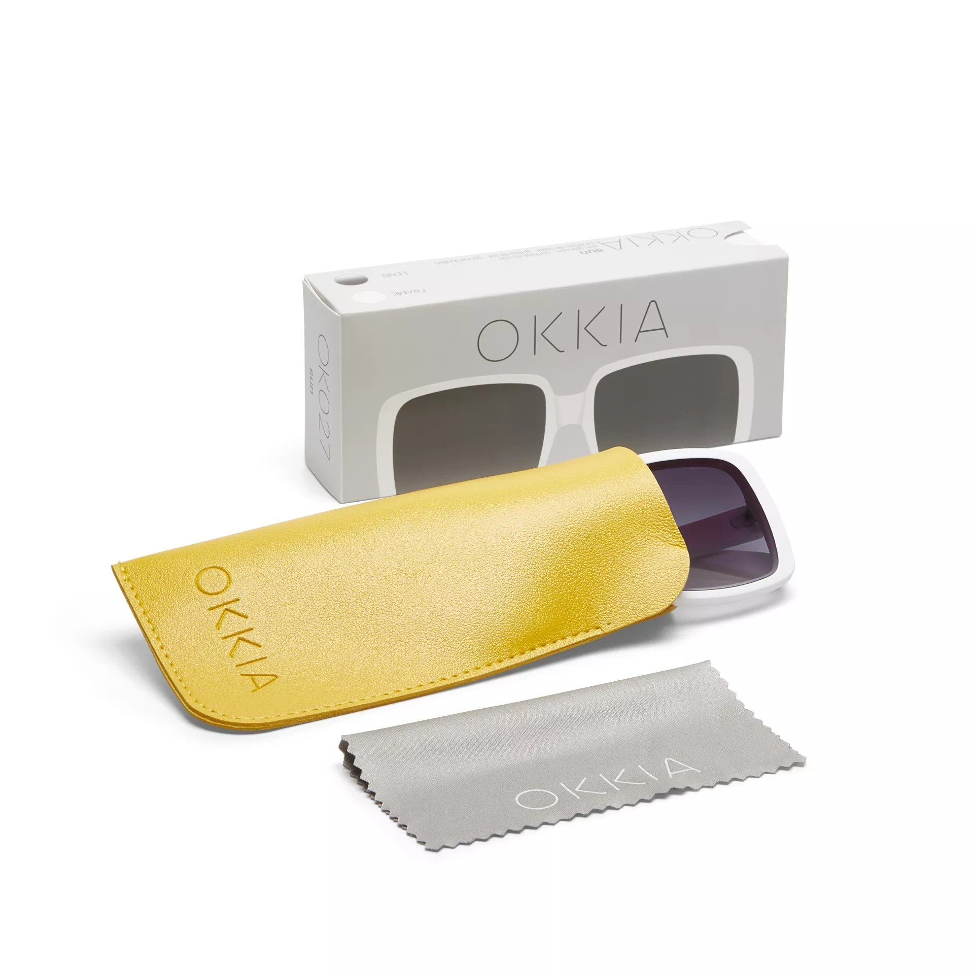 Okkia-Okkia Alessia Unisex Güneş Gözlüğü Beyaz-Güneş Gözlüğü-3-Milagron.com