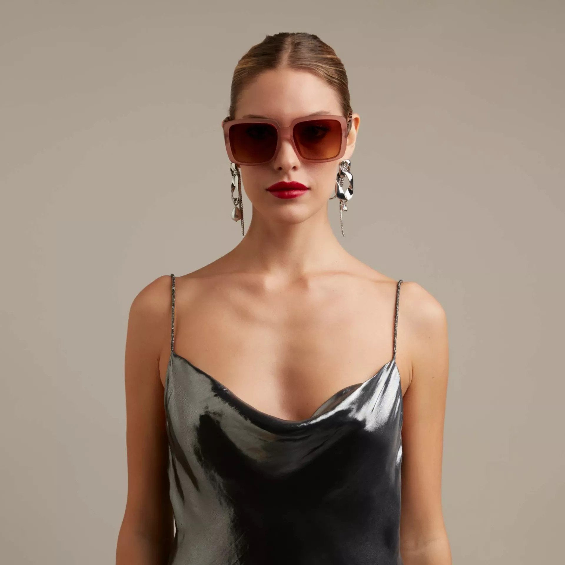 Okkia-Okkia Alessia Unisex Güneş Gözlüğü Pembe Havana-Güneş Gözlüğü-8-Milagron.com