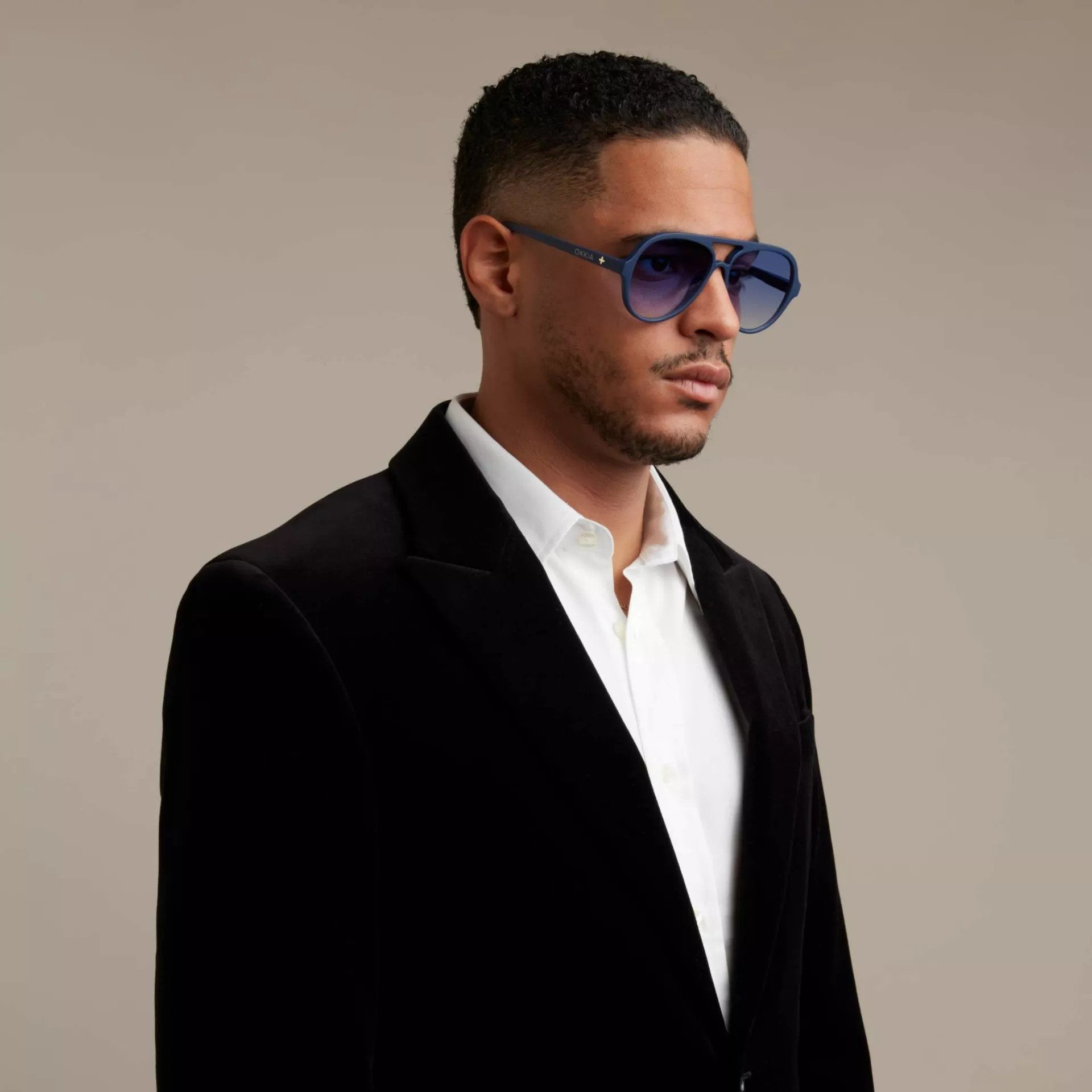 Okkia-Okkia Alessio Unisex Güneş Gözlüğü Mavi Gradyan-Güneş Gözlüğü-3-Milagron.com