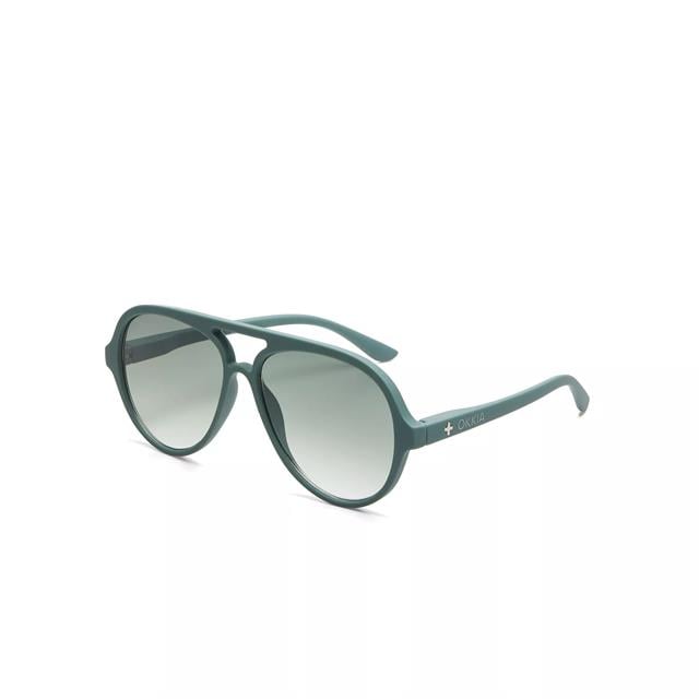 Okkia-Okkia Alessio Unisex Güneş Gözlüğü Yeşil-Test-5-Milagron.com