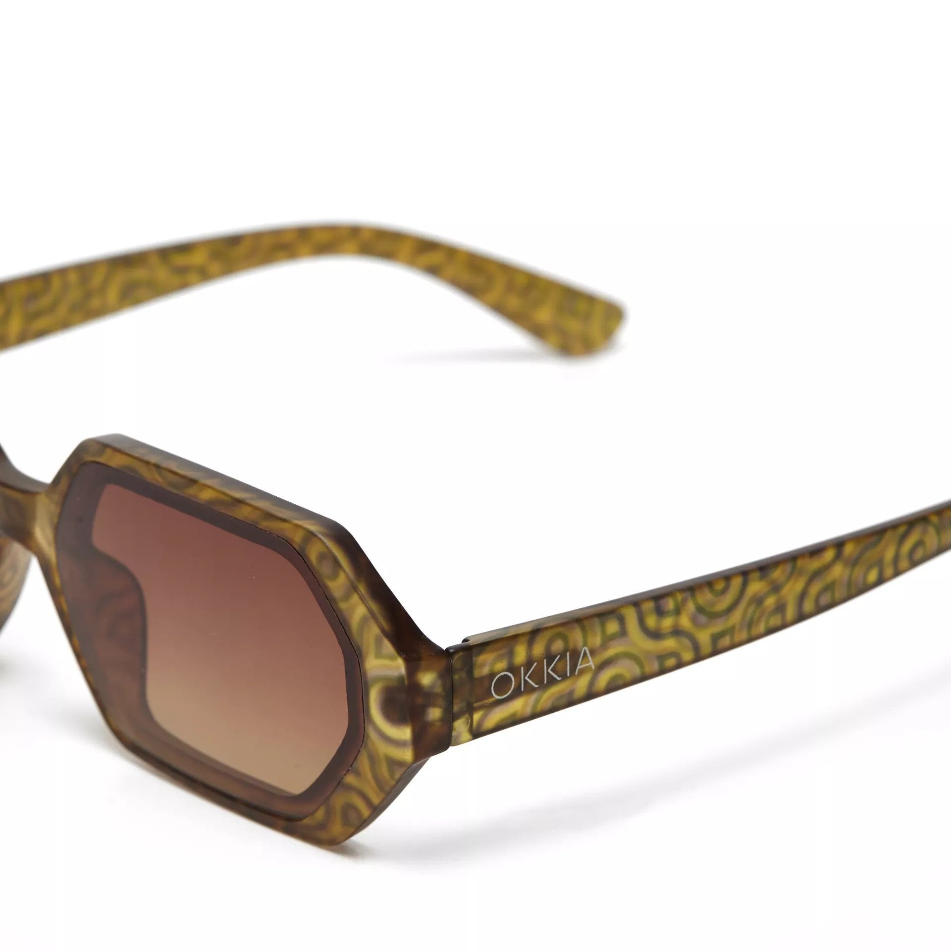 Okkia-Okkia Andrea Altıgen Unisex Güneş Gözlüğü-Güneş Gözlüğü-5-Milagron.com