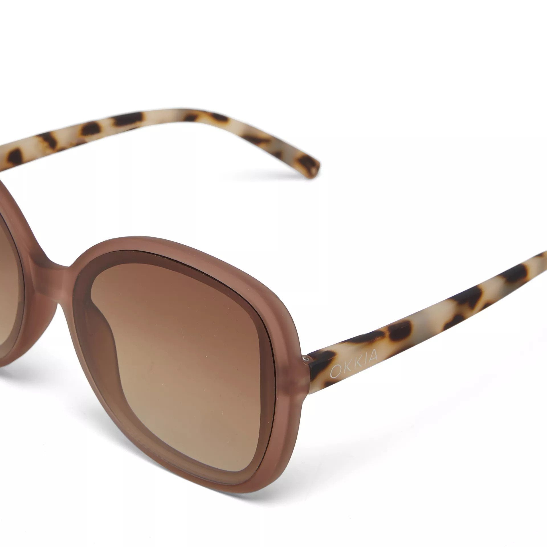 Okkia-Okkia Anna Butterfly Güneş Gözlüğü Havana Pembesi-Güneş Gözlüğü-7-Milagron.com