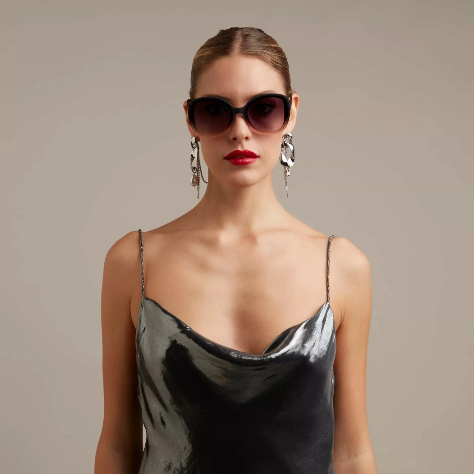 Okkia-Okkia Anna Butterfly Güneş Gözlüğü Siyah Rose-Güneş Gözlüğü-2-Milagron.com