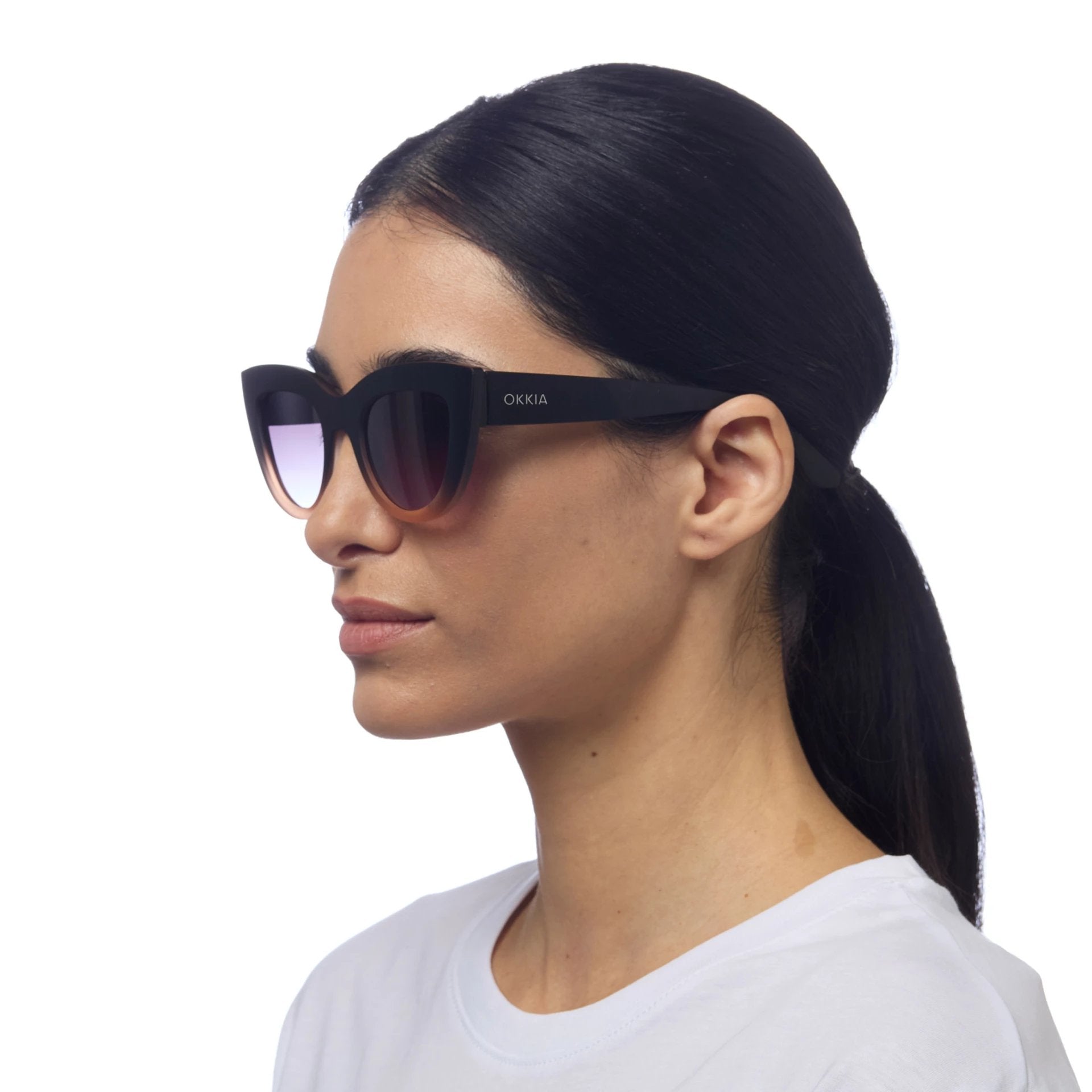 Okkia-Okkia Claudia Big Cat Güneş Gözlüğü Black Rose-Güneş Gözlüğü-3-Milagron.com