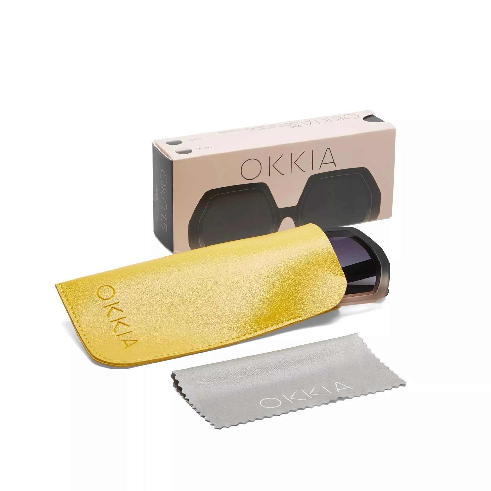 Okkia-Okkia Emma Big Hexagonal Unisex Güneş Gözlüğü Siyah Ros-Güneş Gözlüğü-8-Milagron.com