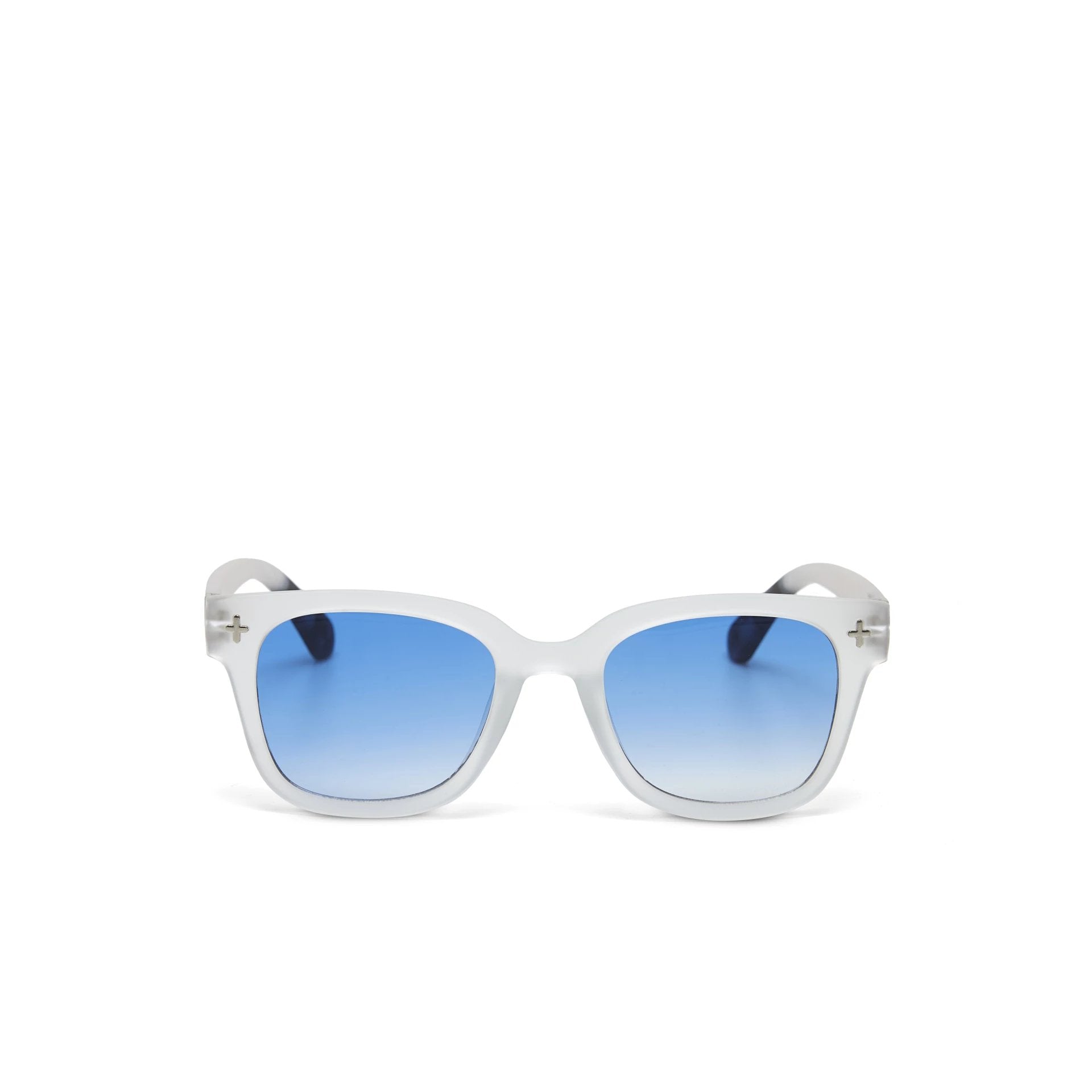 Okkia-Okkia Giovanni Mavi Lens Unisex Güneş Gözlüğü Beyaz-Güneş Gözlüğü-4-Milagron.com