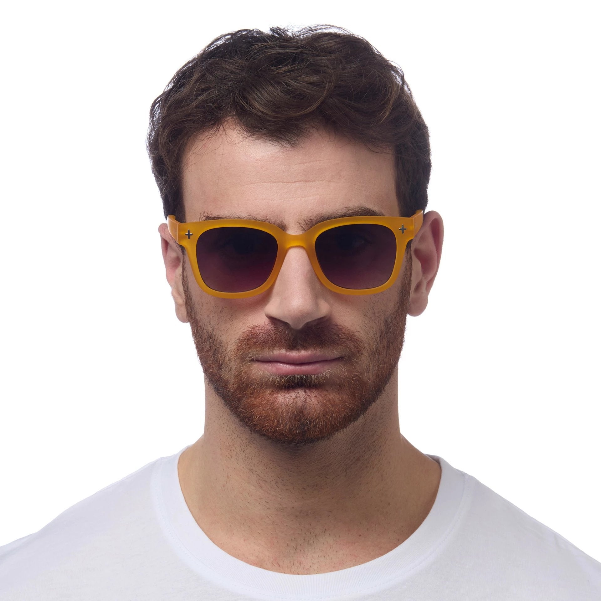 Okkia-Okkia Giovanni Siyah Lens Unisex Güneş Gözlüğü Sarı-Güneş Gözlüğü-2-Milagron.com