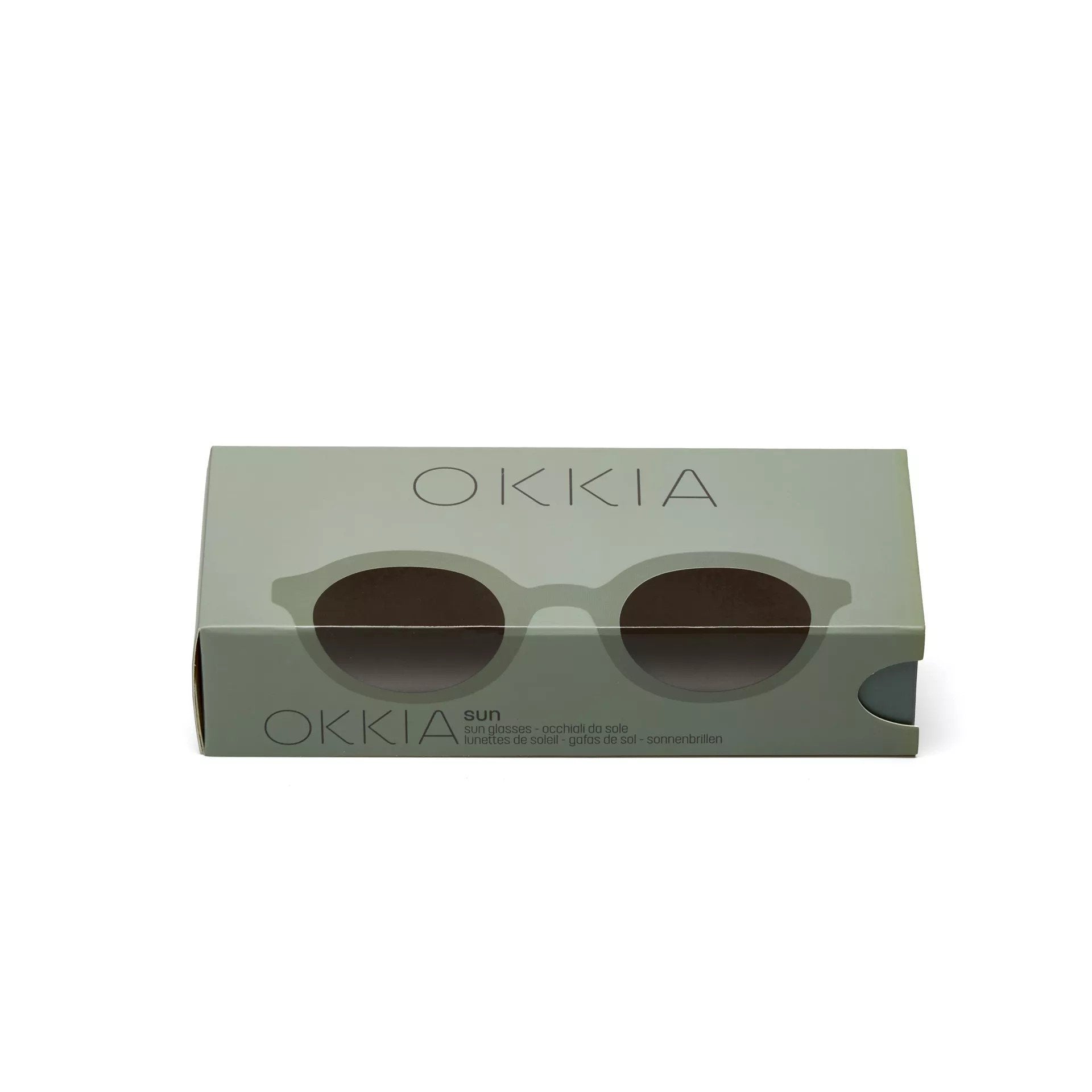 Okkia-Okkia Lauro Unisex Yeşil Güneş Gözlüğü Siyah Gradyan-Güneş Gözlüğü-6-Milagron.com