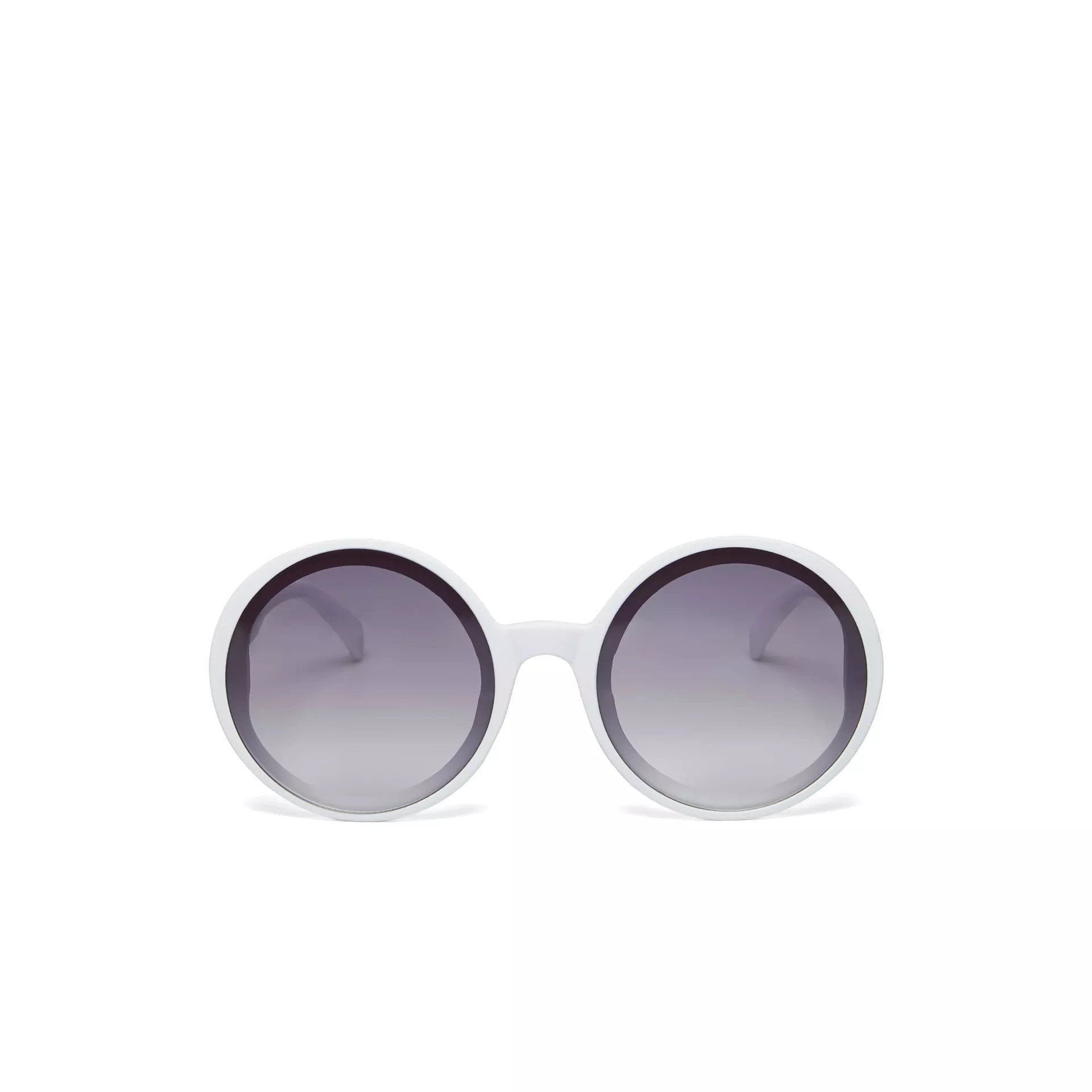 Okkia-Okkia Monica Unisex Büyük Yuvarlak Güneş Gözlüğü Beyaz-Güneş Gözlüğü-5-Milagron.com