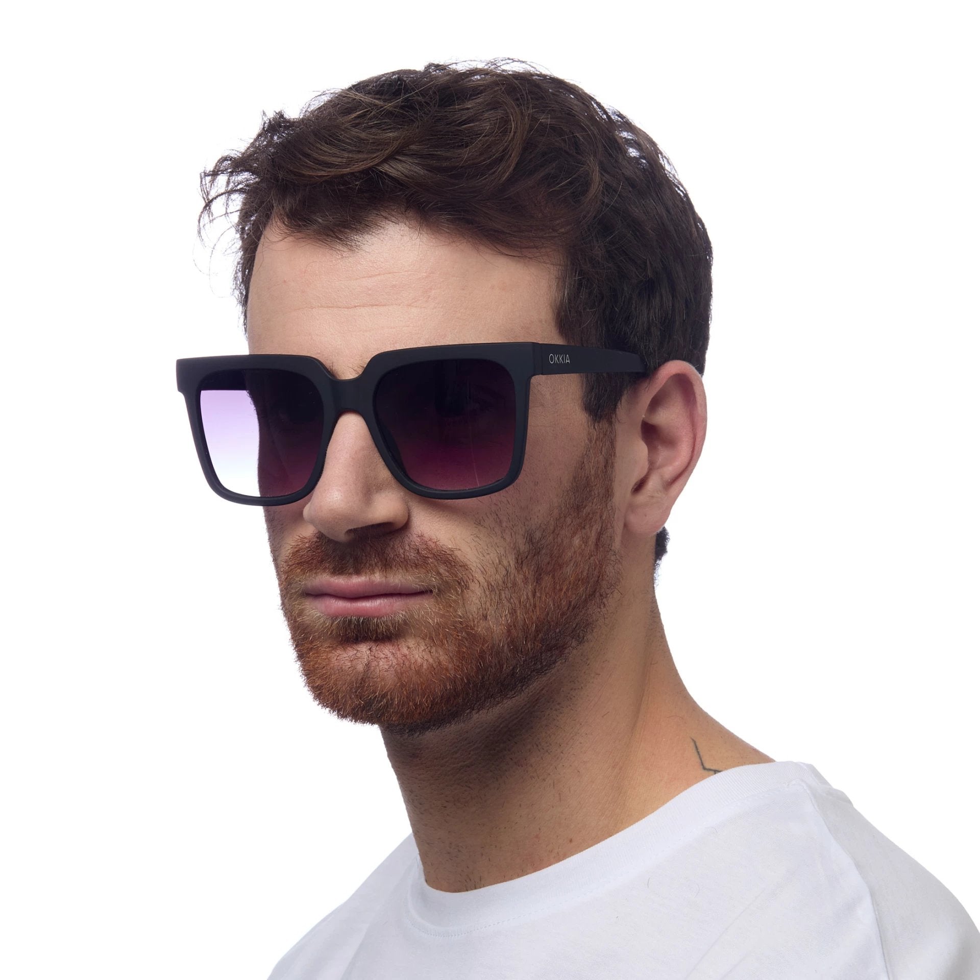 Okkia-Okkia Roma Unisex Güneş Gözlüğü Siyah Degrade-Güneş Gözlüğü-2-Milagron.com