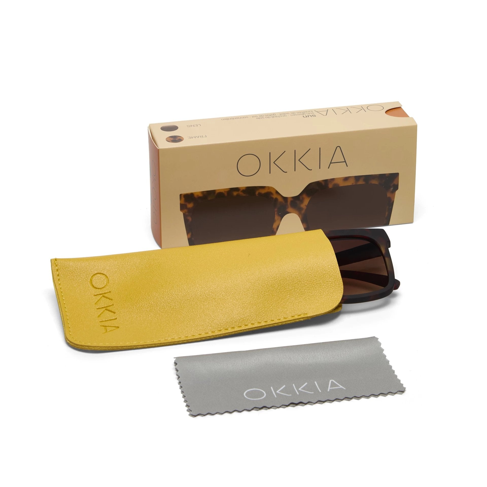 Okkia-Okkia Roma Unisex Klasik Havana Güneş Gözlüğü Kahverengi Degrade-Güneş Gözlüğü-7-Milagron.com