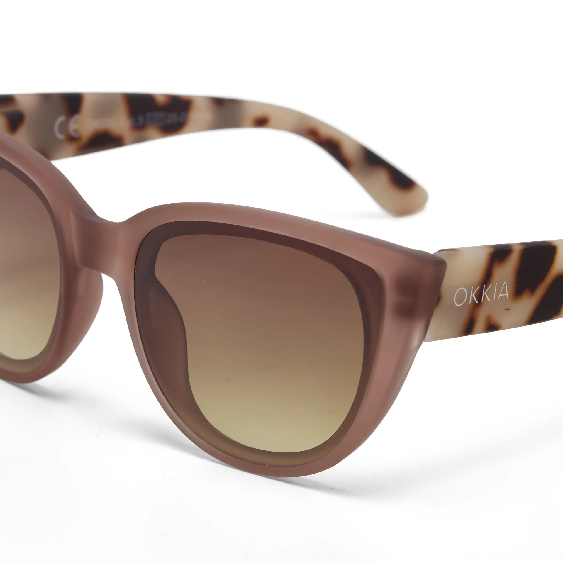 Okkia-Okkia Silvia Güneş Gözlüğü Pembe Havana Kahverengi-Güneş Gözlüğü-4-Milagron.com