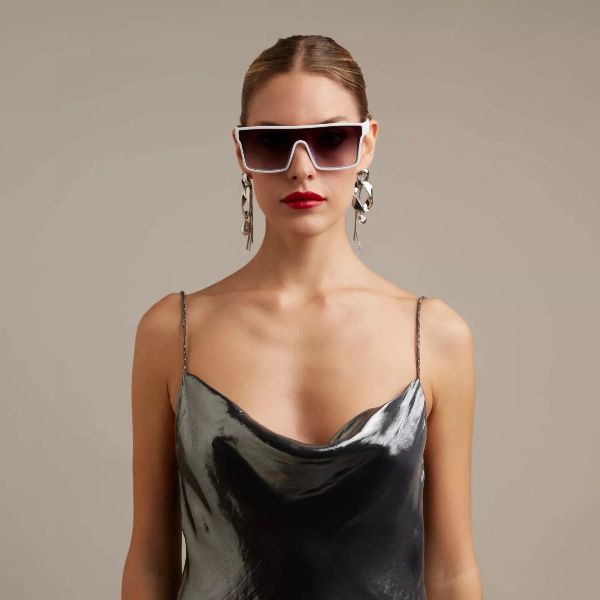 Okkia-Okkia Tokyo Unisex Güneş Gözlüğü Beyaz-Güneş Gözlüğü-8-Milagron.com