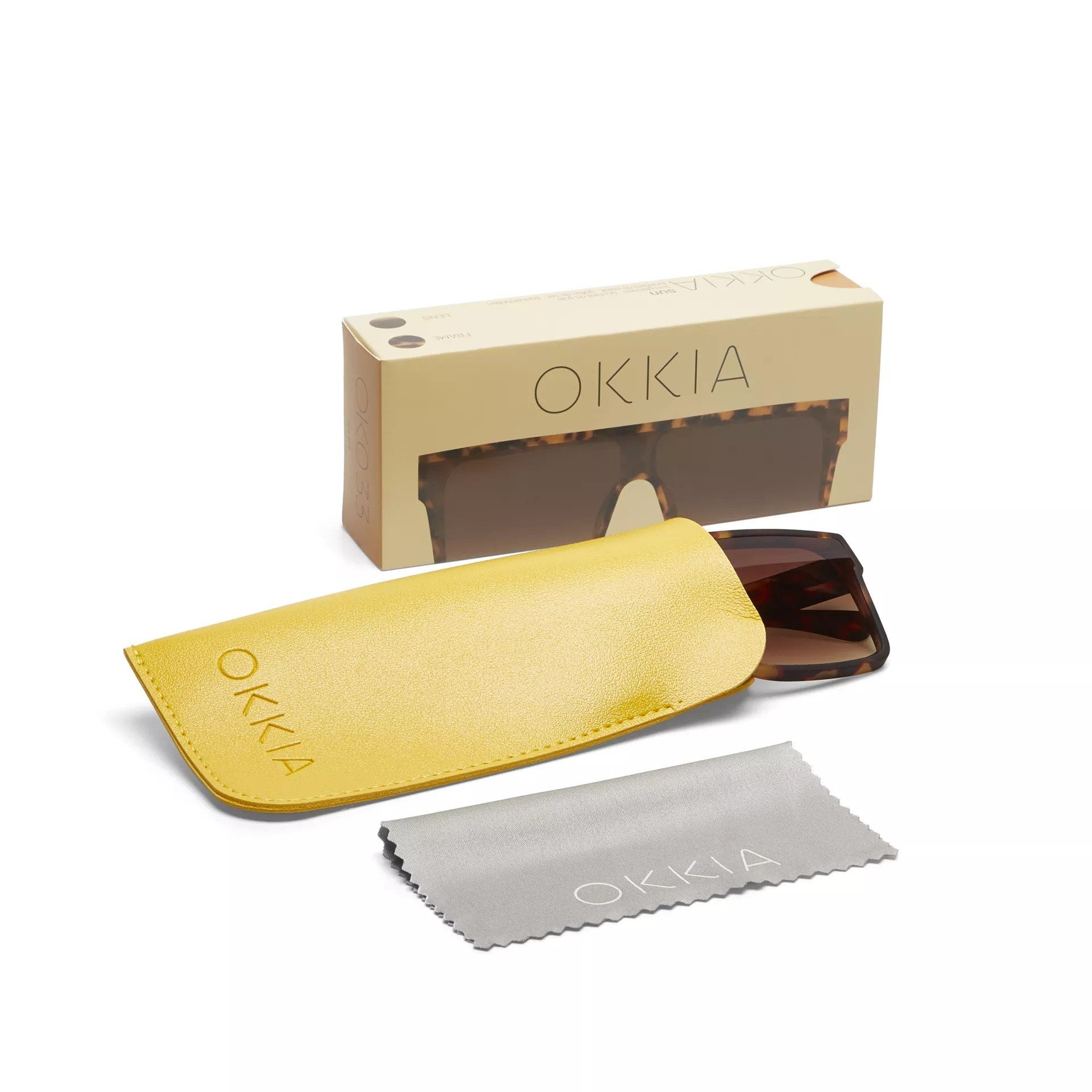 Okkia-Okkia Tokyo Unisex Güneş Gözlüğü Klasik Havana-Güneş Gözlüğü-4-Milagron.com