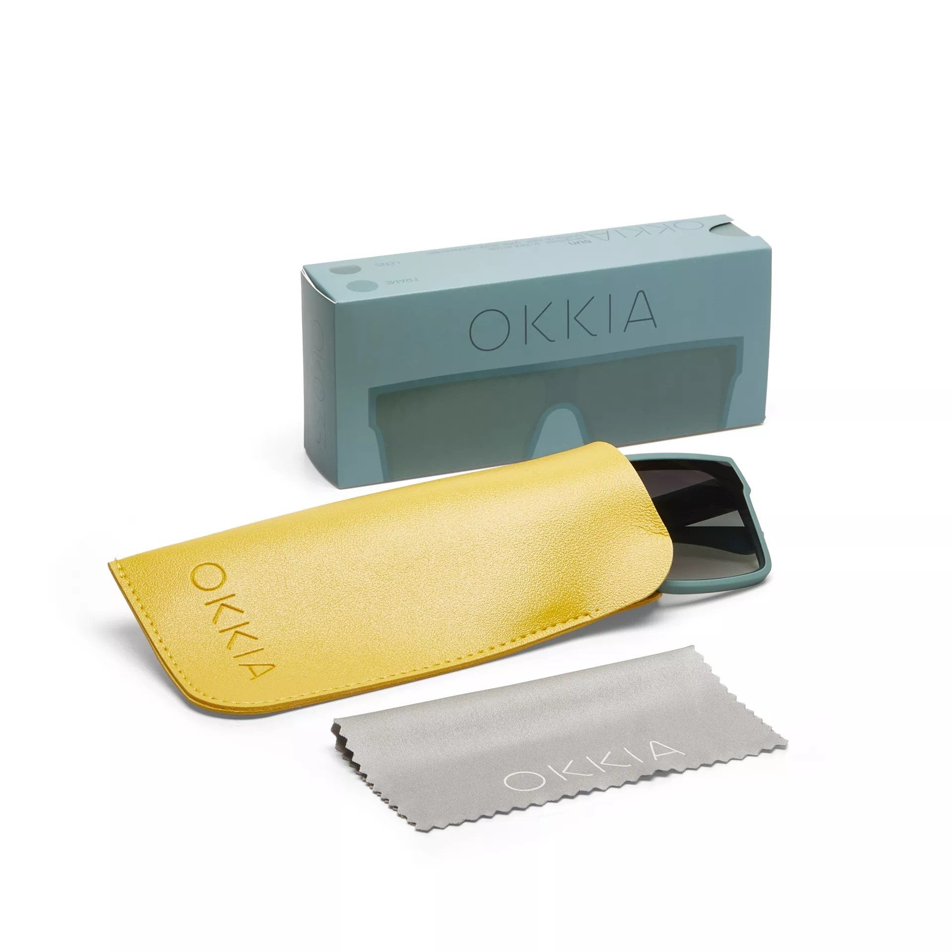 Okkia-Okkia Tokyo Unisex Güneş Gözlüğü Yeşil-Güneş Gözlüğü-3-Milagron.com