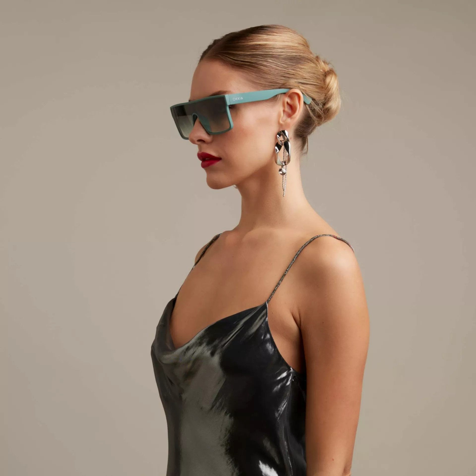 Okkia-Okkia Tokyo Unisex Güneş Gözlüğü Yeşil-Güneş Gözlüğü-6-Milagron.com