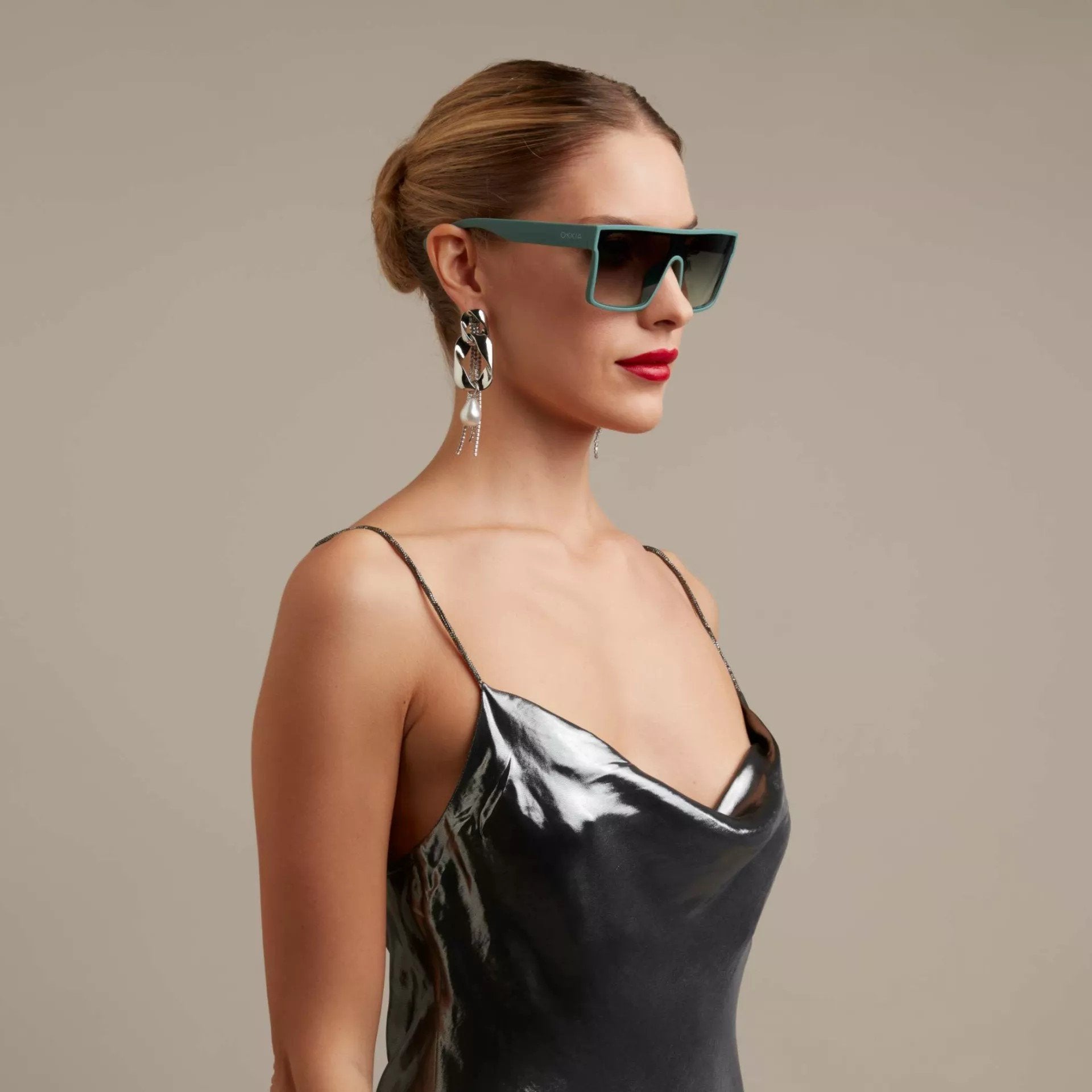 Okkia-Okkia Tokyo Unisex Güneş Gözlüğü Yeşil-Güneş Gözlüğü-7-Milagron.com