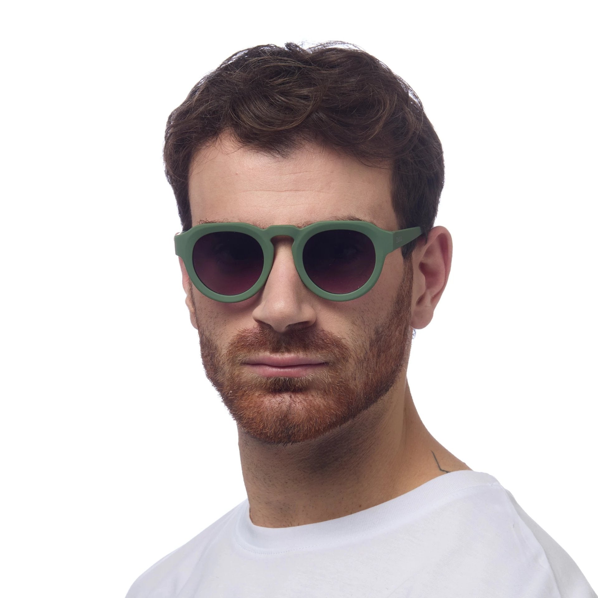 Okkia-Okkia Zeno Round Unisex Verde Güneş Gözlüğü Siyah Degrade-Güneş Gözlüğü-2-Milagron.com