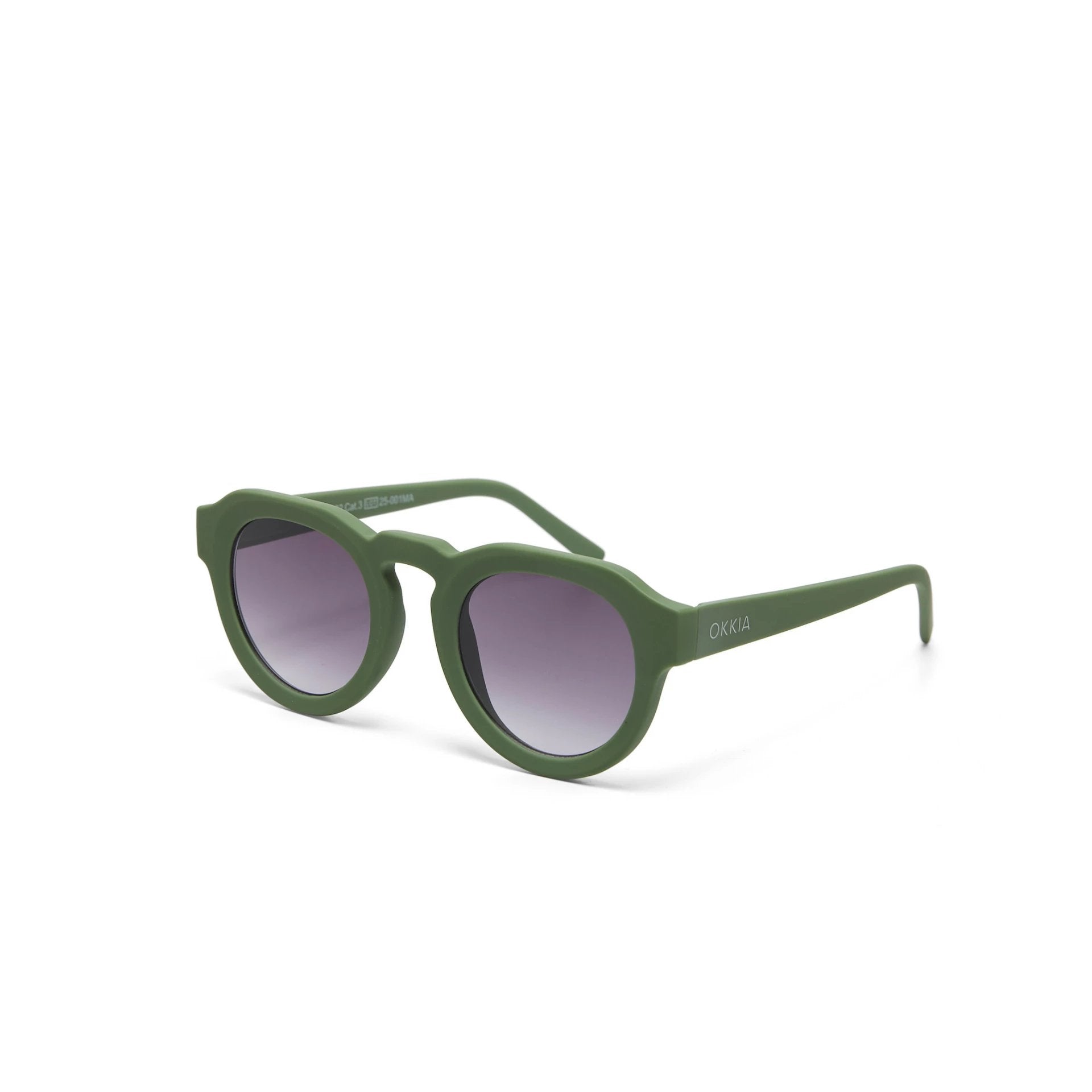 Okkia-Okkia Zeno Round Unisex Verde Güneş Gözlüğü Siyah Degrade-Güneş Gözlüğü-4-Milagron.com