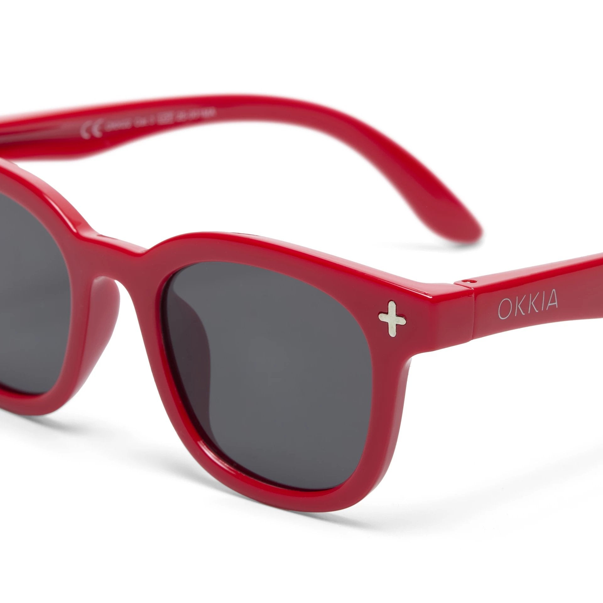 Okkia-Okkialini Orlando Bambino çocuk Güneş Gözlüğü Kırmızı 6/10 Yaş-Güneş Gözlüğü-2-Milagron.com