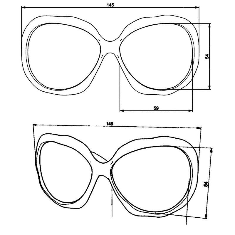 Seletti X Okkia California Siyah Lens Güneş Gözlüğü