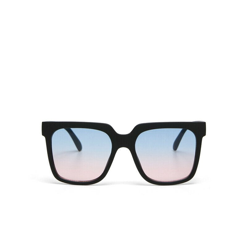 Okkia Roma Unisex Güneş Gözlüğü Siyah / Lens: Mavi/Pembe Gradyan