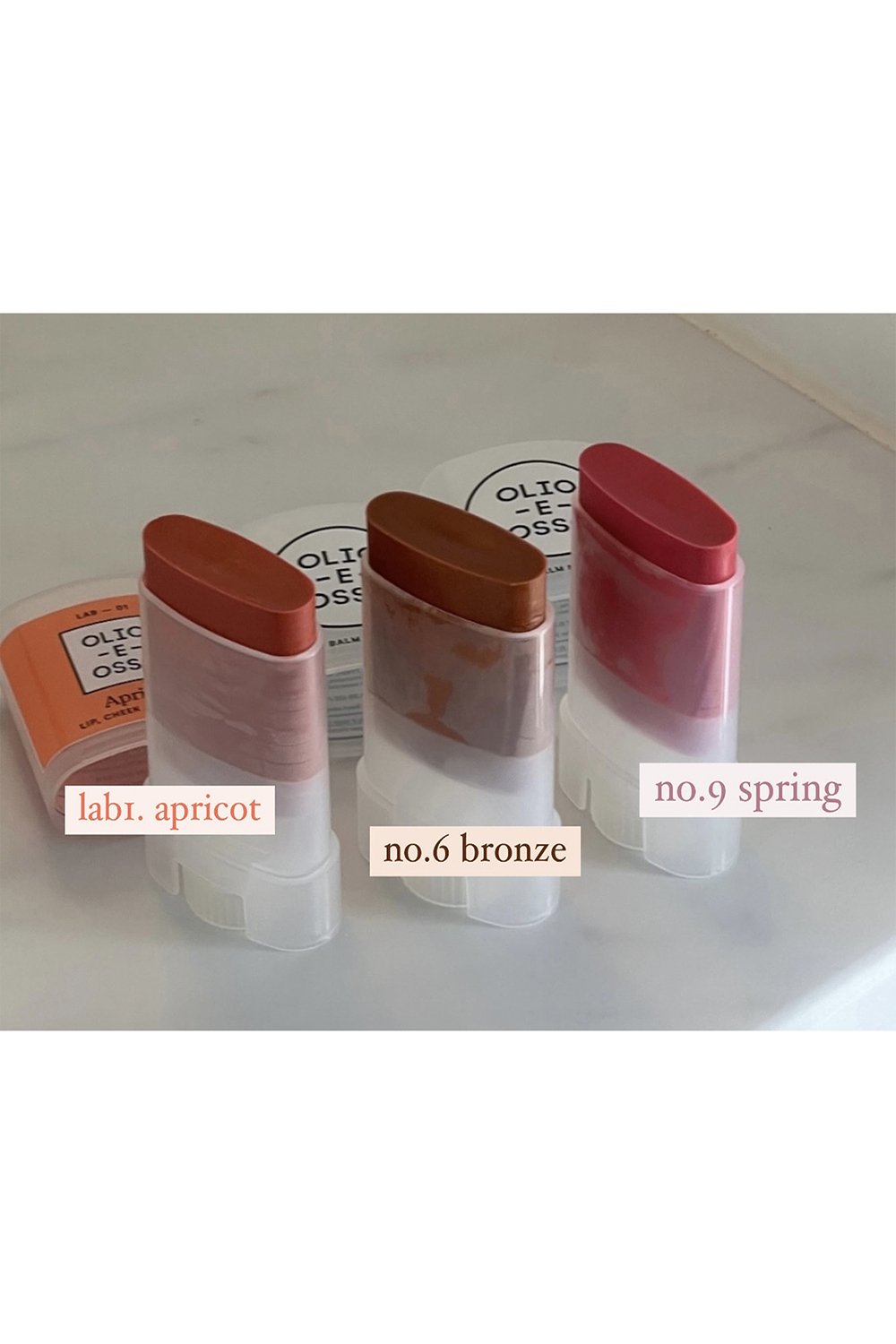 Olio E Osso-Lab01 Apricot Ruj Allık Lip Cheek Eye Dudak Renkli Nemlendirici Multi Stick Clean Beauty Tinted Blush-Allık-3-Milagron.com